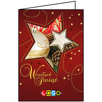Kartka BN1-027 - Karnety świąteczne składane