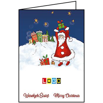 Kartka BN1-034 - Karnety świąteczne składane