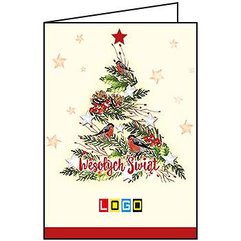 Kartka BN1-065 - Karnety świąteczne składane
