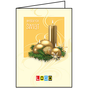 Kartka BN1-082 - Karnety świąteczne składane