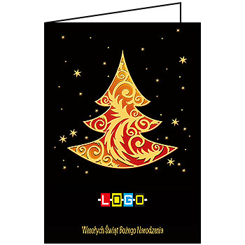 Kartka BN1-091 - Karnety świąteczne składane