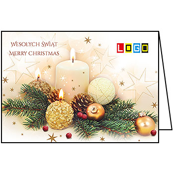 Kartka BN1-125 - Kartki świąteczne składane