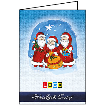 Kartka BN1-340 - Karnety świąteczne składane