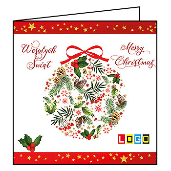 Kartka BN2-054 - Karnety świąteczne składane