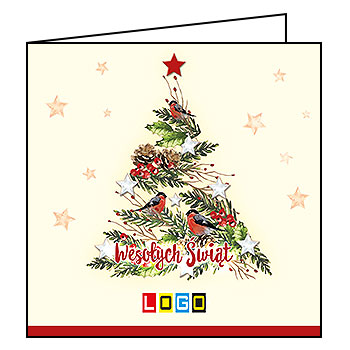 Kartka BN2-065 - Karnety świąteczne składane