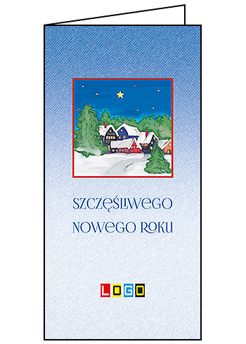 Kartka BN3-291 - Karnety świąteczne składane
