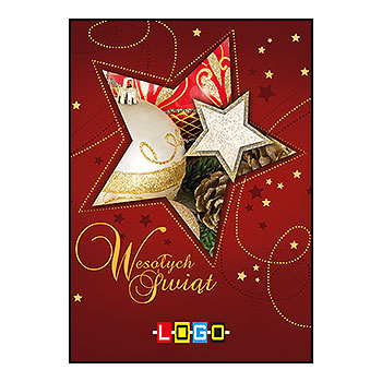 Kartka BZ1-027 - Karnety świąteczne składane