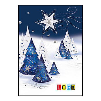 Kartka BZ1-045 - Karnety świąteczne składane