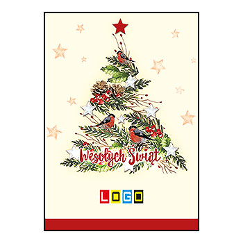 Kartka BZ1-065 - Karnety świąteczne składane