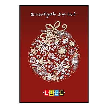 Kartka BZ1-094 - Karnety świąteczne składane