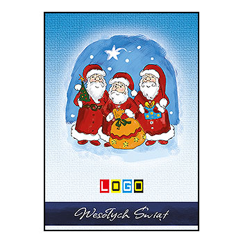 Kartka BZ1-340 - Kartki świąteczne składane